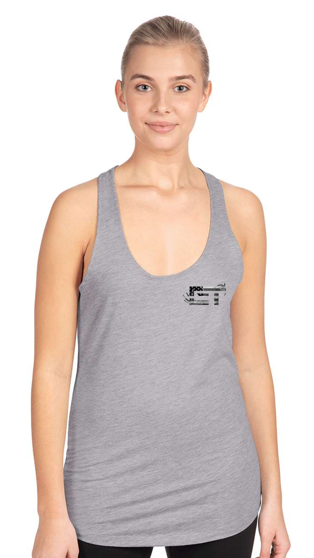 Women's ET Blacked out Flag Tank