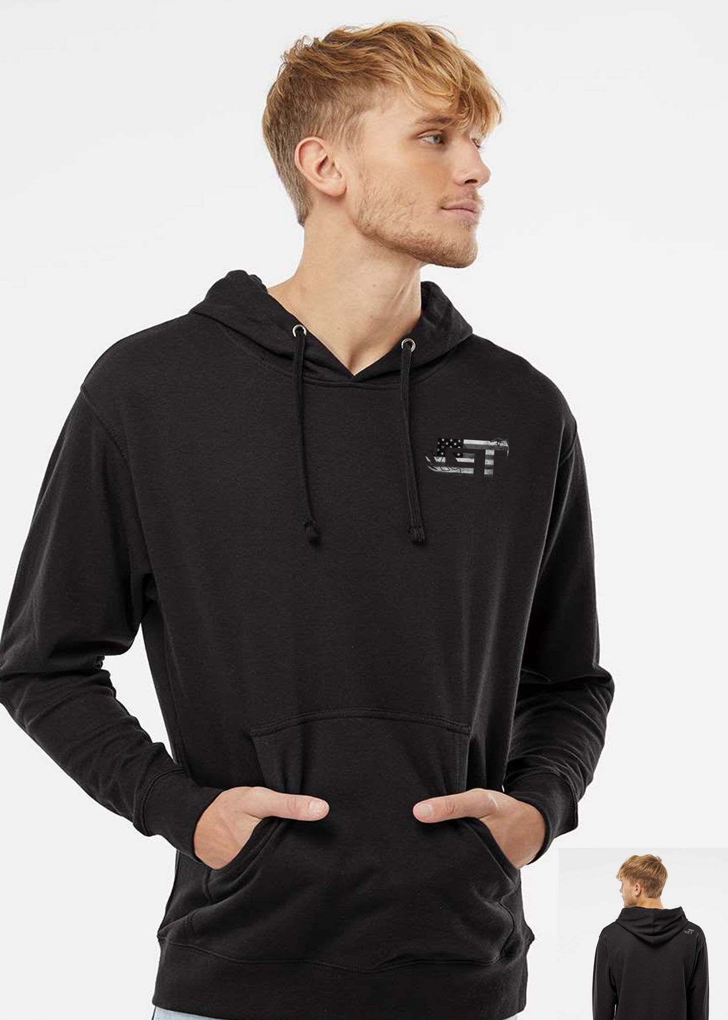 Black Out Flag Hoodie