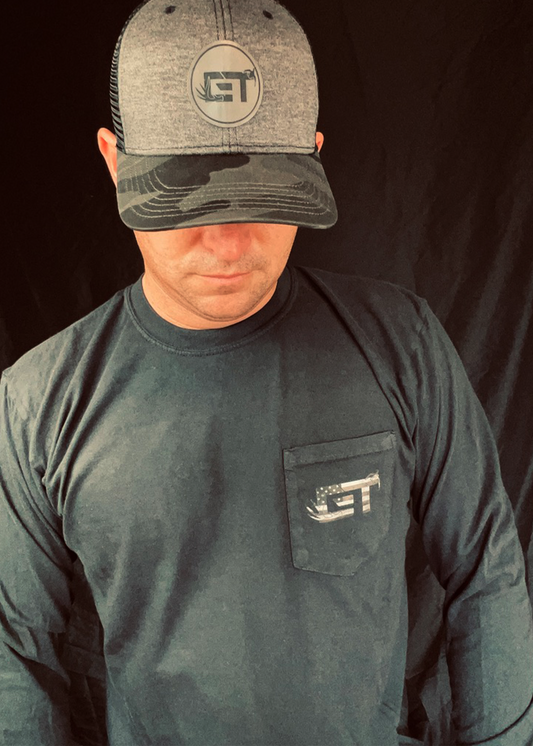 ET Flag Long sleeve pocket tee