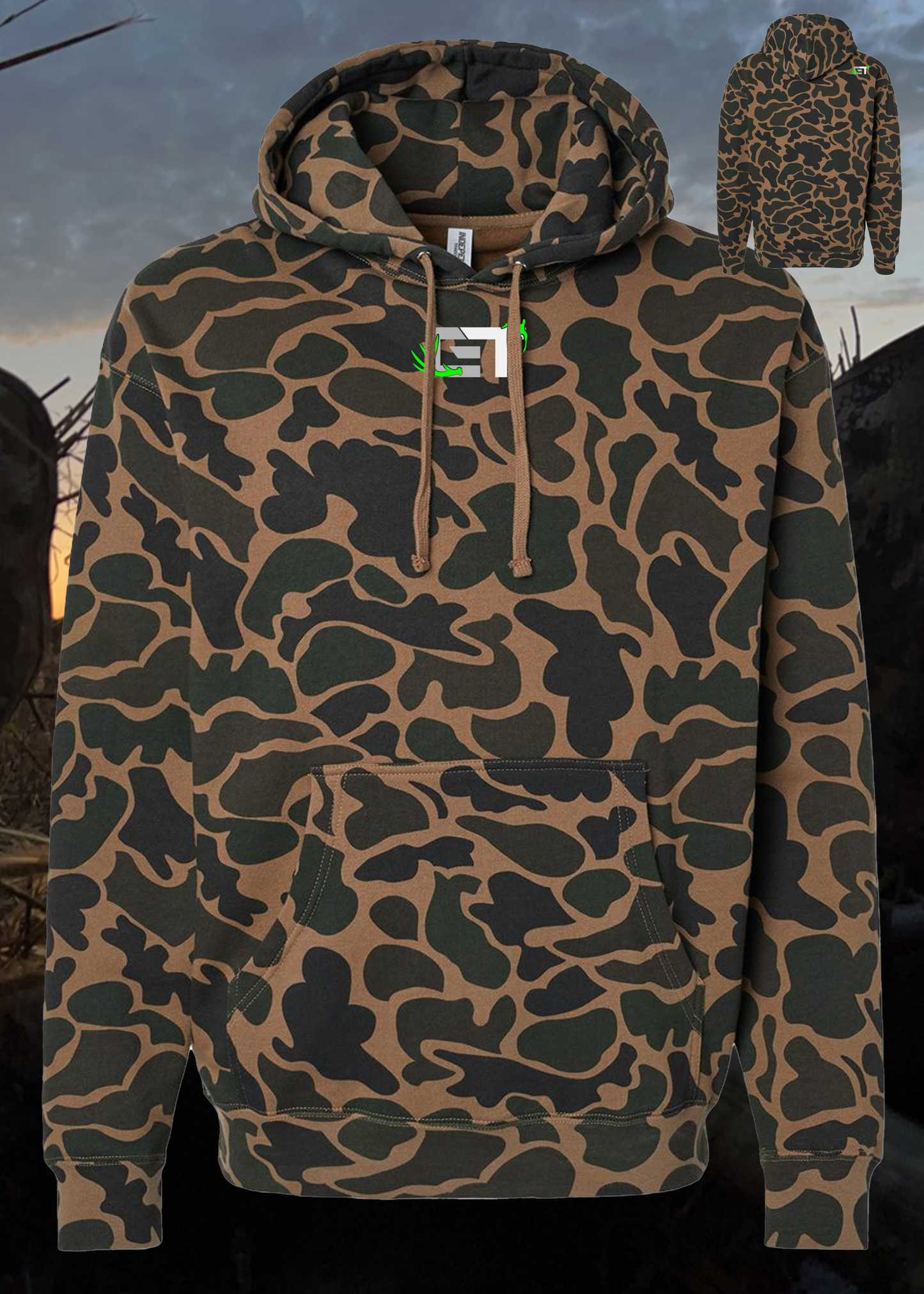 ET OS Duck Camo Thermal Hoodie