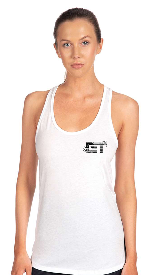 Women's ET Blacked out Flag Tank