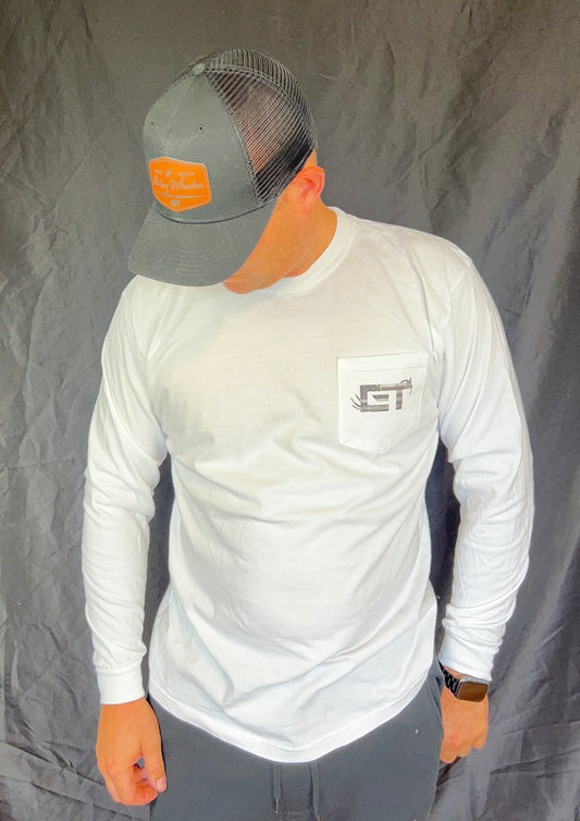 ET Flag Long sleeve pocket tee