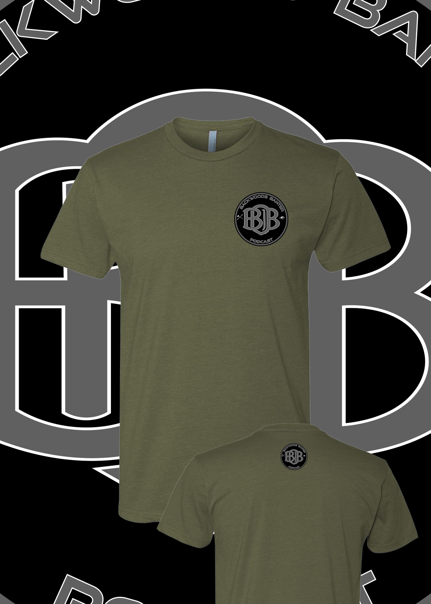 Backwoods Banter Black Tee